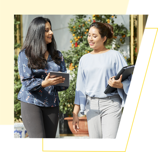 Two Women Talking Outdoors (TIM)