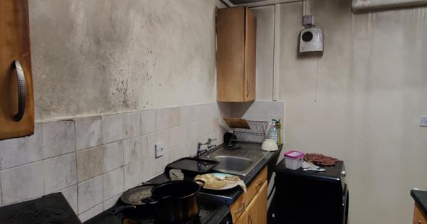 Lane Court Kitchen Fire Jan 2022 With Sprinkler Activated