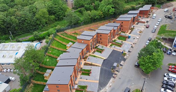 Heath Town Aerial New Builds 2023
