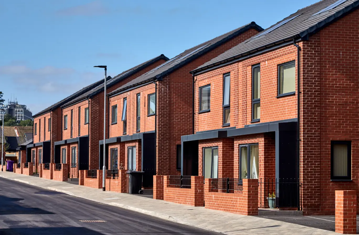 Newly built homes
