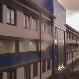 Heath Town flats that have been refurbished