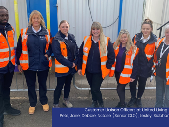 Customer Liaison Officers from United Living at Heath Town