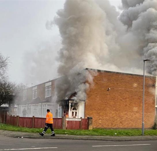 House Fire Ridgeway Road Tipton 27 02 24 3