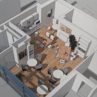 CGI of a meeting room