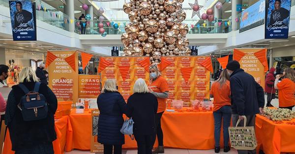Orange Wolves pop-up shop