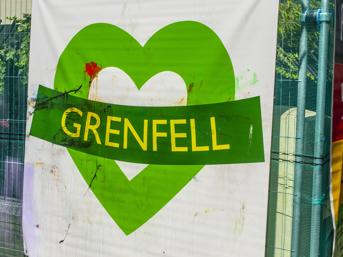 Grenfell green heart symbol