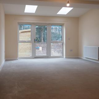 An empty room in a new-build home