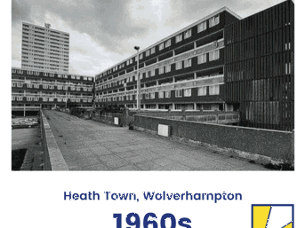 Heath Town flats in the 1960s