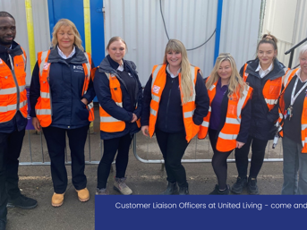 Customer Liaison Officers from United Living at Heath Town