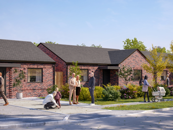 CGI of new bungalows