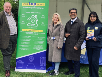 WH team members and councillors at a Vaisakhi event