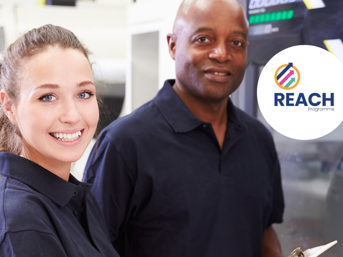 A poster to advertise REACH